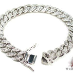 Diamond Miami Link Chain and Bracelet Set 19691 - Image 8