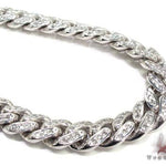 Diamond Miami Link Chain and Bracelet Set 19691 - Image 6