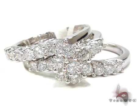 Diamond Ring Set 19861 - Image 1