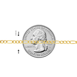 21K Gold Figaro Chain 2.5mm 71479