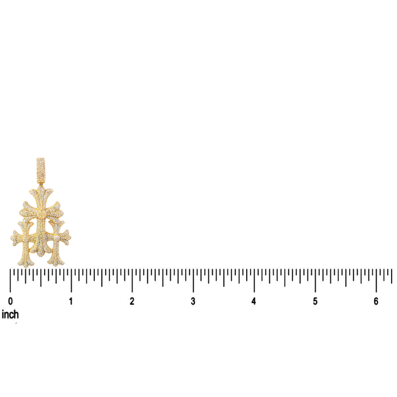 Triple Cross Pendant 71317