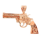 14K Gold Revolver Pendant 71198
