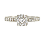 Floral Spark Diamond Engagement Ring 18191
