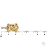 Gold Stealth Jesus Pendant 70955