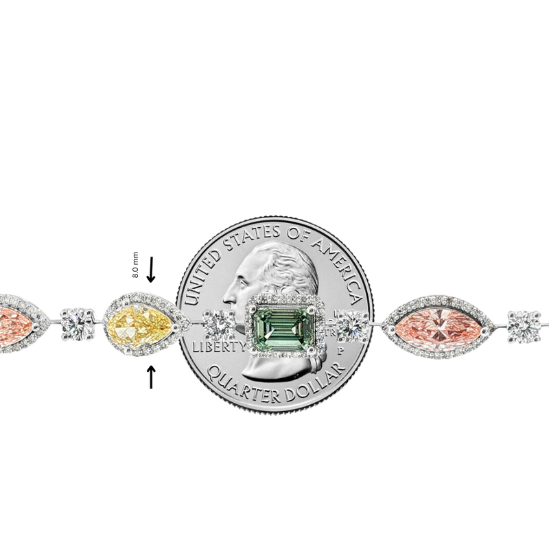 Harmony Shape Diamond Bracelet 71439