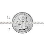 .925 Silver Miami Cuban Bracelet 2.5mm 71459