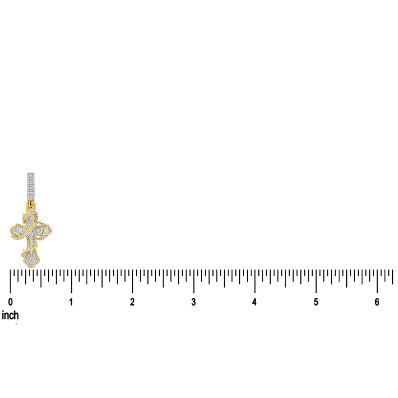 Small Thorned Fleur de Liscross Pendant 71316