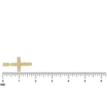 14K Gold Diamond Cross Pendant 65953