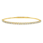 Flexible Diamond Bangle Bracelet 69834