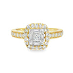 Baguette Diamond Engagement Ring 68623