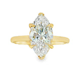 14K Gold Marquise Solitaire Lab-Grown Diamond Engagement Ring 71312