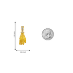 One of One 24k Gold Hand of Trax Pendant 71020