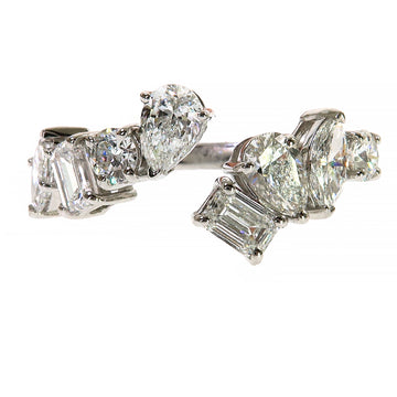 Harmony Of Shape Diamond Ring (Lab) in 14K gold