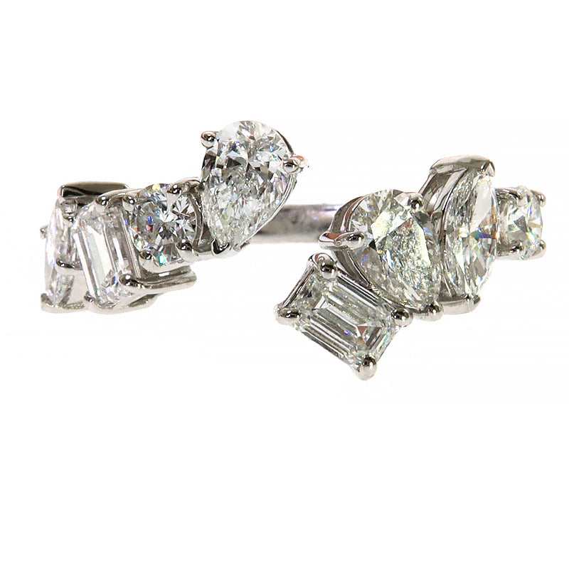 Harmony Of Shape Diamond Ring (Lab) in 14K gold