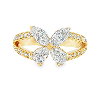 Butterfly Diamond Ring (Lab) 69780