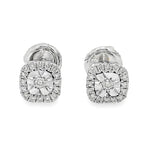 Classic Cushion Cut Diamond Earrings 64901