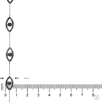 Evil Eye Bracelet With Natural Black Diamonds 71065