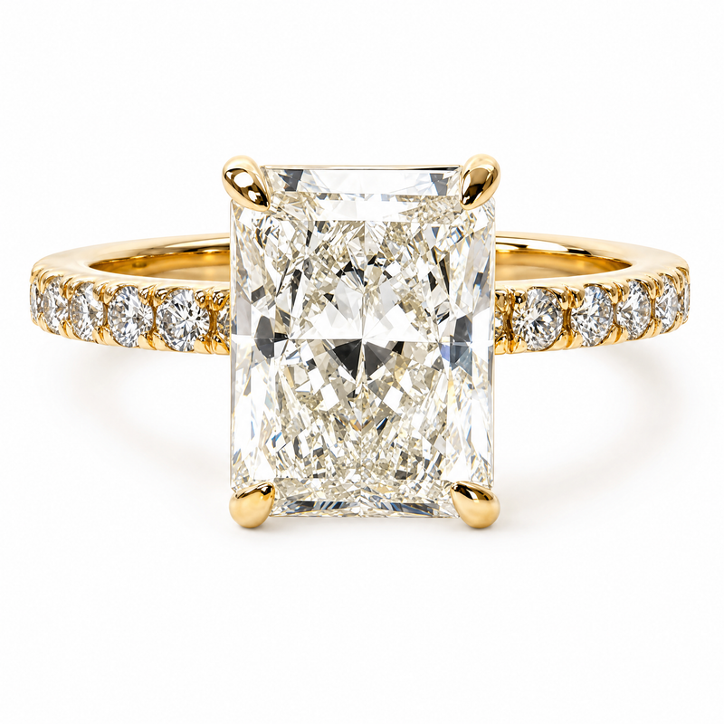 Radiant Cut Diamond Engagement Ring 68554