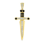 Dagger Knife Pendant Black Diamond 70987