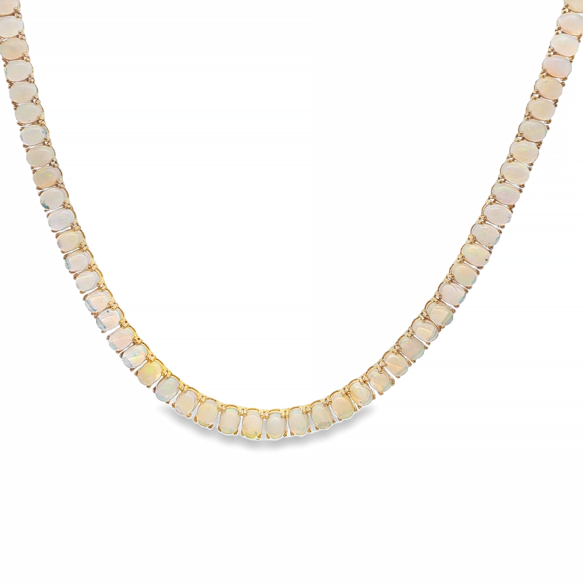 Luminous Opal Chain Necklace | TraxNYC
