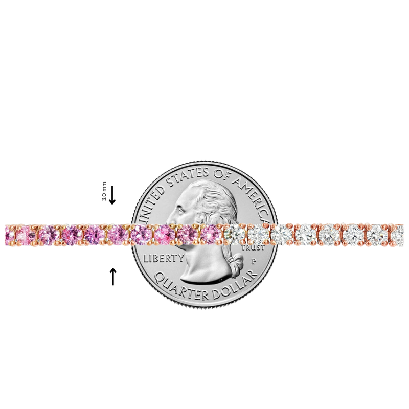 Diamond Blossom Tennis Bracelet 69886