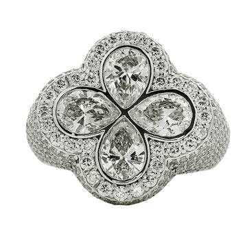 Lucky Bloom Diamond Ring in 10K gold