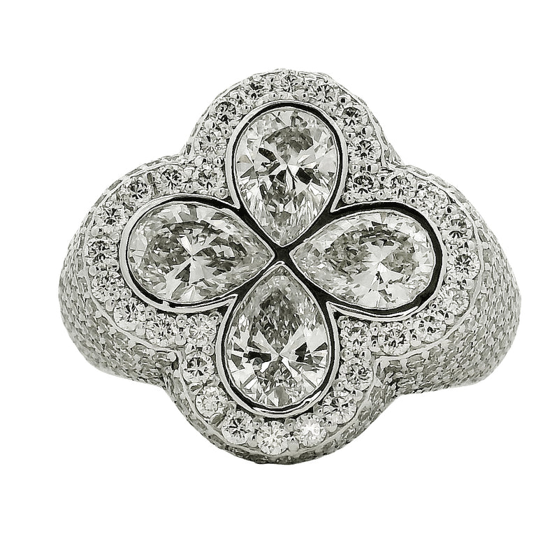 Lucky Bloom Diamond Ring in 10K gold
