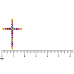 Multicolor Cross Set 71398