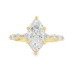 Marquise Diamond Engagement Ring 70845