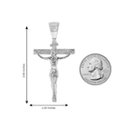 Silver Crucifix Jesus Cross 66457