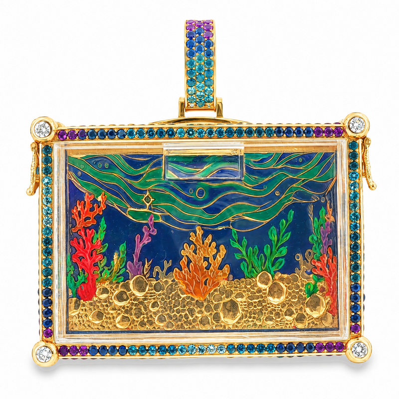 1 of 1 Trax Fish Aquarium Pendant