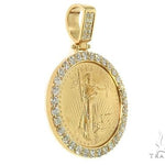 US Mint American Liberty 1oz Gold Coin With 18K Diamond Bezel 66063 - Image 2