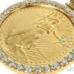 US Mint American Liberty 1oz Gold Coin With 18K Diamond Bezel 66063 - Image 4