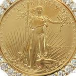 US Mint American Liberty 1oz Gold Coin With 18K Diamond Bezel 66063 - Image 5