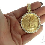 US Mint American Liberty 1oz Gold Coin With 18K Diamond Bezel 66063 - Image 6