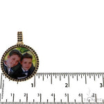 2 Row Black Diamond Photo Pendant 68600 - Image 5