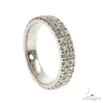 2 Row Diamond Eternity Wedding Band (Lab) 69005 - Image 2