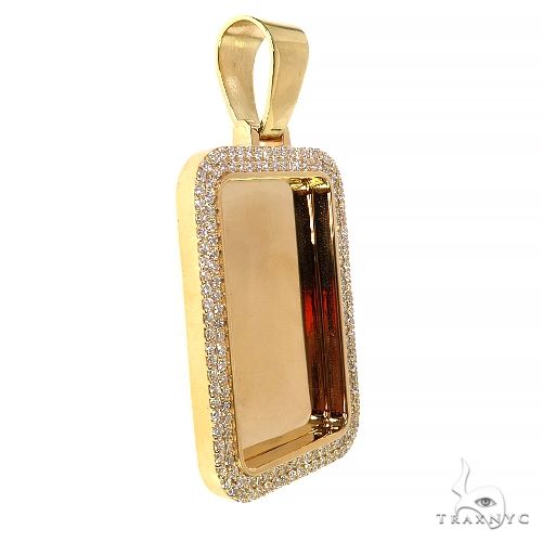 2 Row Diamond Frame Photo Pendant 68045 - Image 2