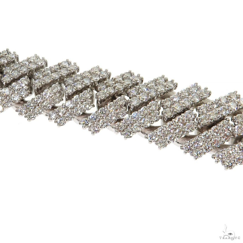 14K Gold 2 Row Lab-Grown Diamond Miami Cuban Bracelet, photo 4 of 7