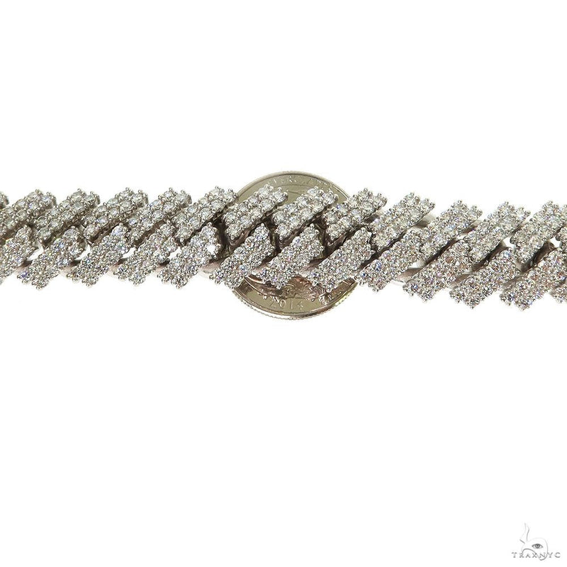 2 Row Diamond Miami Cuban Bracelet 69881 - Image 5