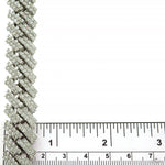 2 Row Diamond Miami Cuban Bracelet 69881 - Image 6