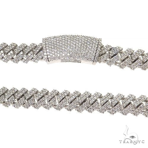 2 Row Diamond Miami Cuban Chain (Lab) 69107 - Image 5