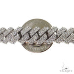 2 Row Diamond Miami Cuban Chain (Lab) 69107 - Image 6