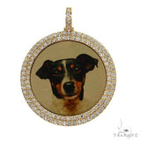 14K Gold 2 Row Diamond Photo Pendant 68587