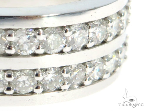 14K Gold 2 Row Diamond Ring, photo 3 of 7
