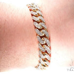 2 Row Pave Diamond Miami Cuban Link Bracelet 64181 - Image 8
