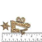 2 Tone Gold '773' Pendant With Jewish Star 68664 - Image 6