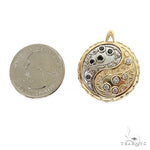 2 Tone Gold Yin Yang TraxNYC Pendant 68685 - Image 8