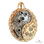 2 Tone Gold Yin Yang TraxNYC Pendant 68685 - Image 2