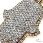 2 Tone Hamsa Diamond Pendant 68636 - Image 3